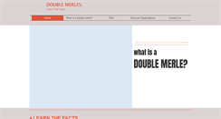 Desktop Screenshot of doublemerles.info
